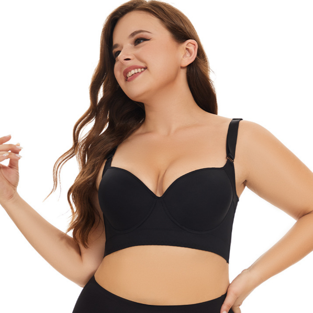 Magic Back Smoothing Push-Up Bra Plus Size