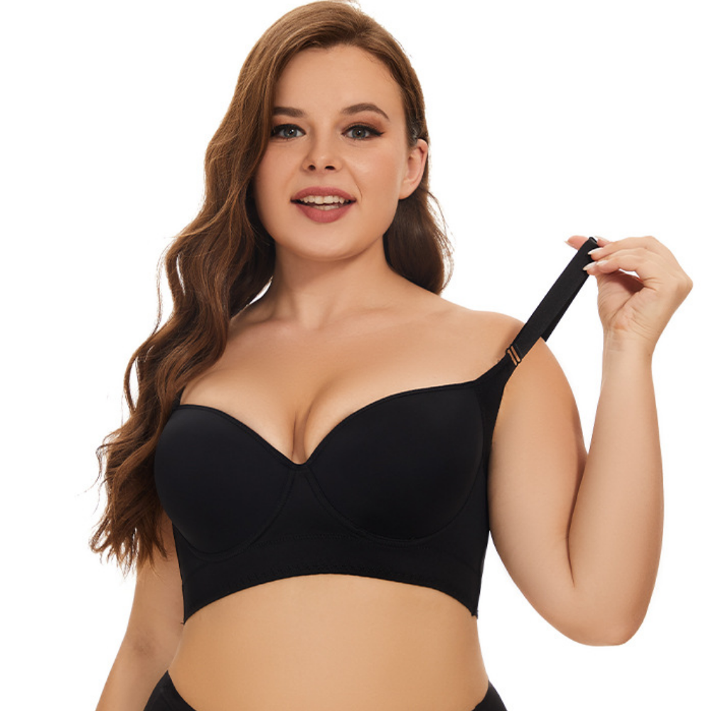 Magic Back Smoothing Push-Up Bra Plus Size