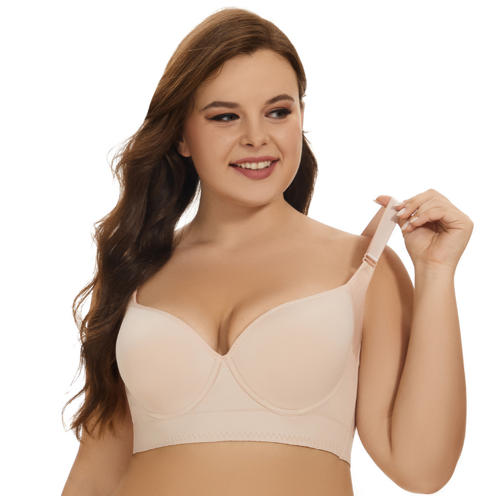 Magic Back Smoothing Push-Up Bra Plus Size