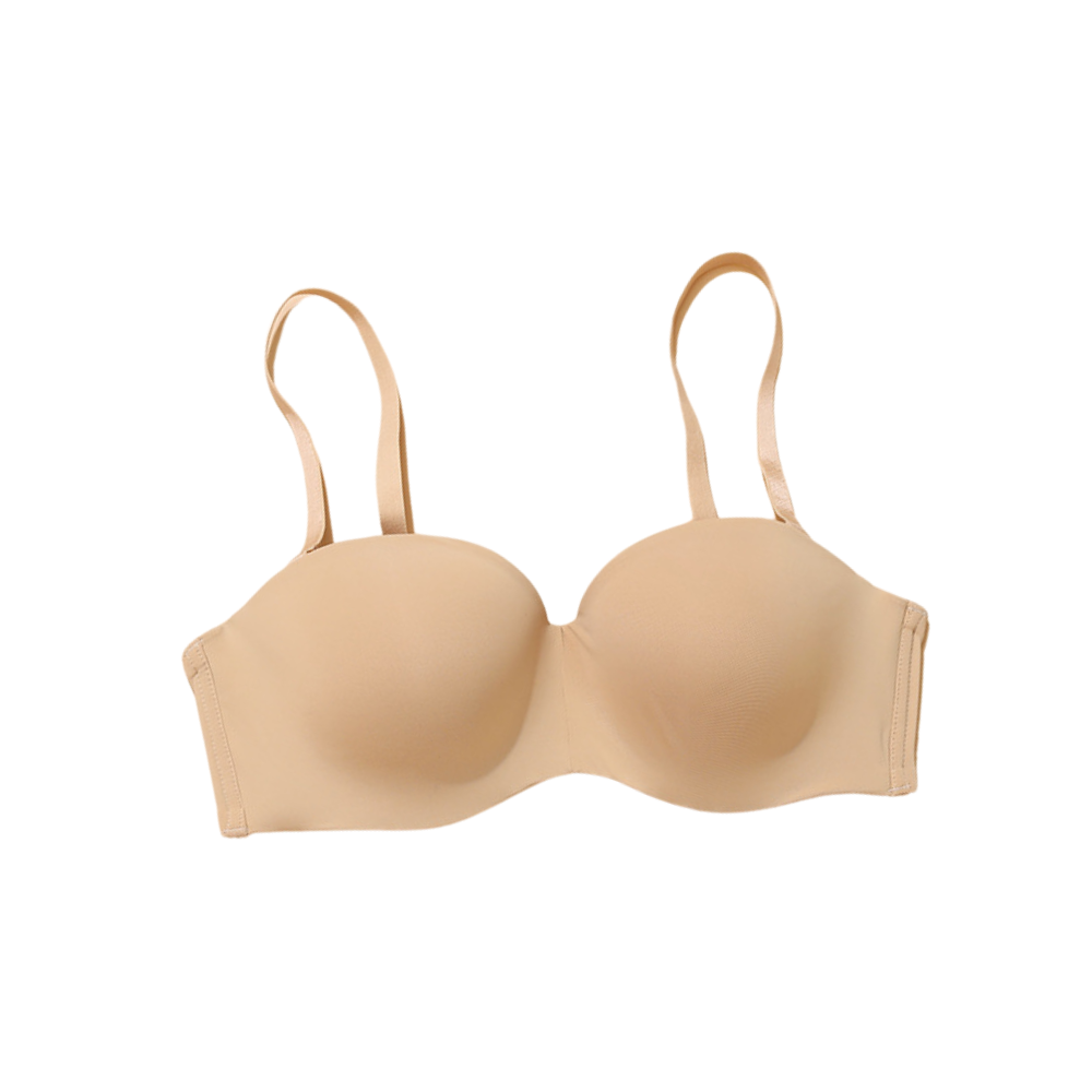 Magic Seamless Convertible Strapless Push-Up Demi Bra