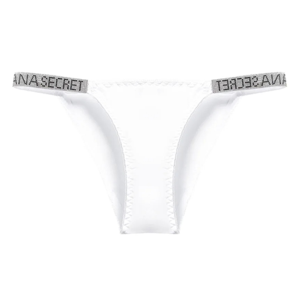 Magic Rhinestone Low-Waist Thong Panties