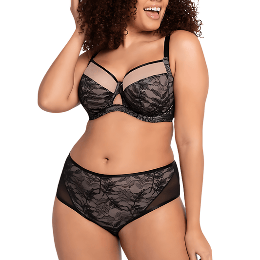 Magic Ultra Thin Full Coverage Lace Underwire Plus Size Bra