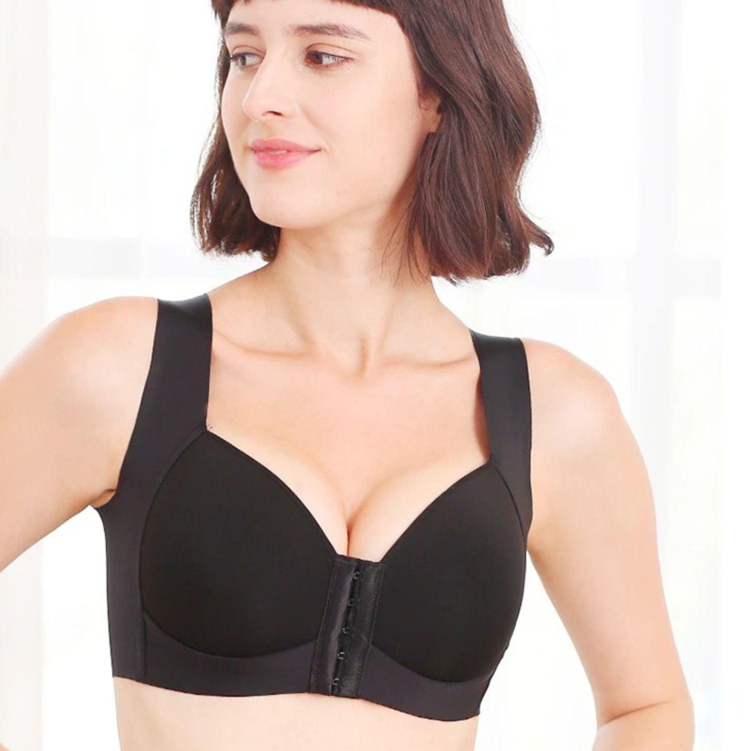 Front Closure Underwire Push Up bra Seamless small breasts together  Adjusted bra