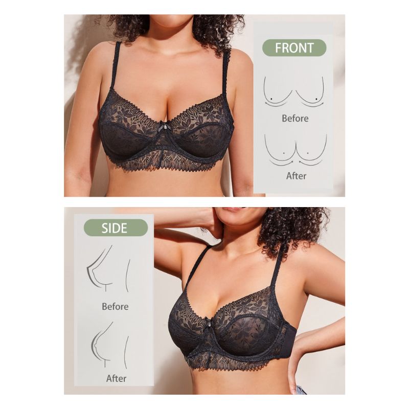 Magic Ultra Thin Lace Full Cup Bra - Magic Bra